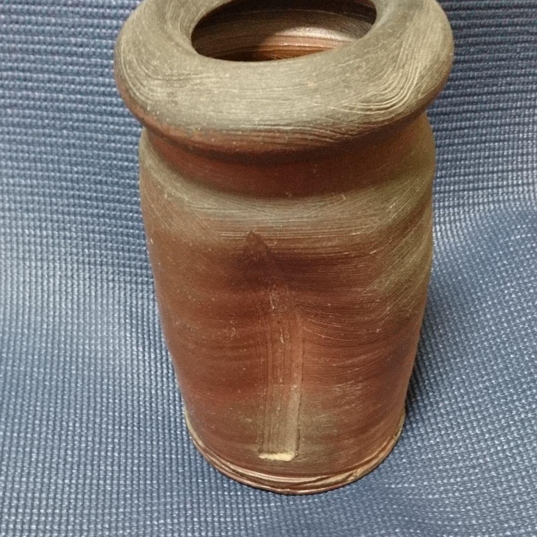 備前焼 作家物花入箱付き