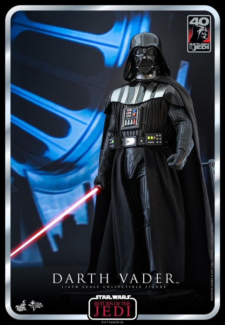 新品未開封　ホットトイズ　スター・ウォーズ　ダース・ベイダー　40周年記念版