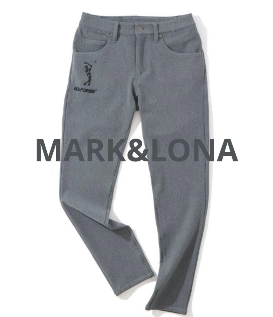 MARK&LONA マークアンドロナ ゴルフパンツ グレー 36 日本製