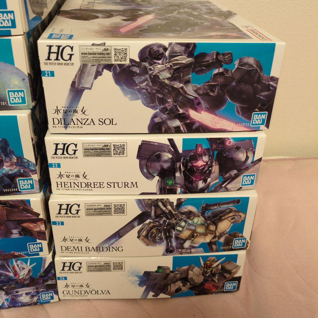 機動戦士ガンダム　水星の魔女　ガンプラ　HG 19点セット
