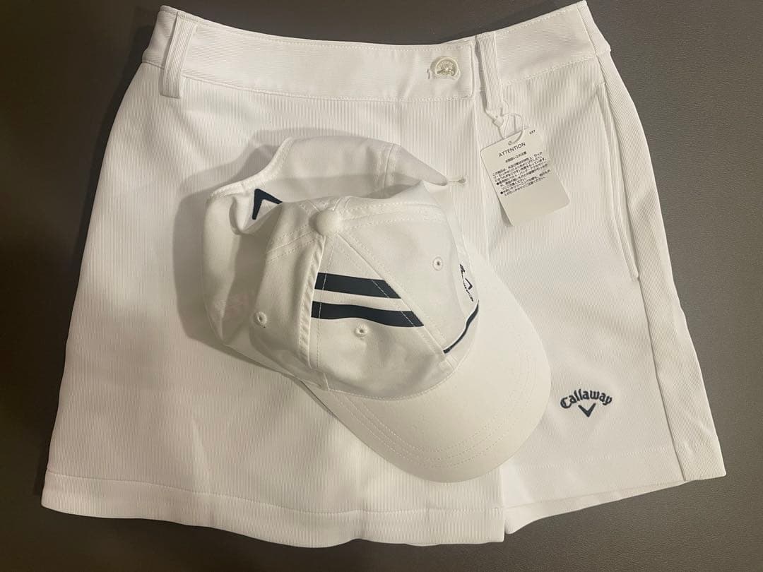 Callaway ホワイト ゴルフ スカート