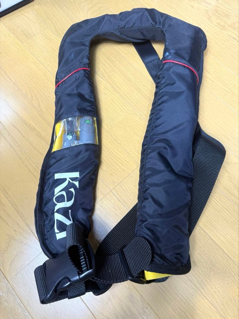 自動膨脹式救命胴衣 NS-5000 ライフジャケット ボンベ交換済み　桜マーク