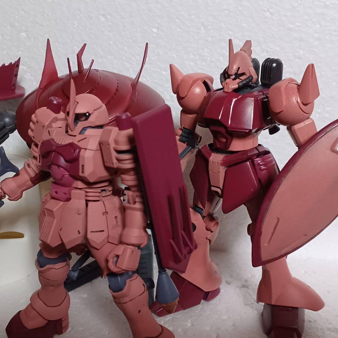 ジークアクス最終回に登場したHG1/144シャア専用5体セット