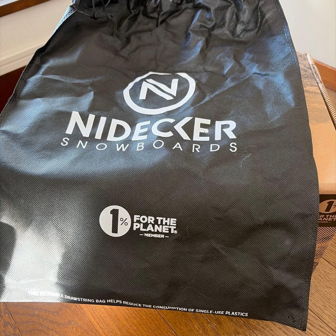 Nidecker ブラック ビンディング 収納バッグ付きMサイズ