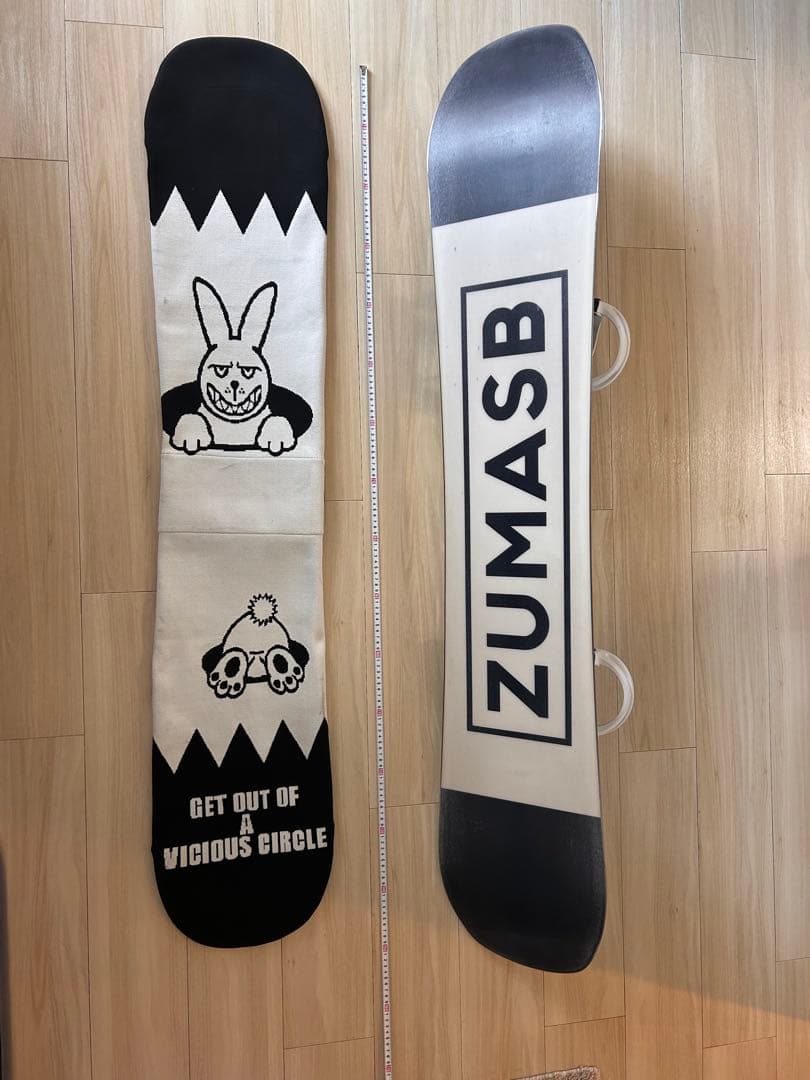 ZUMASB フリースタイルスノーボード 155cm ビンディングサロモン製