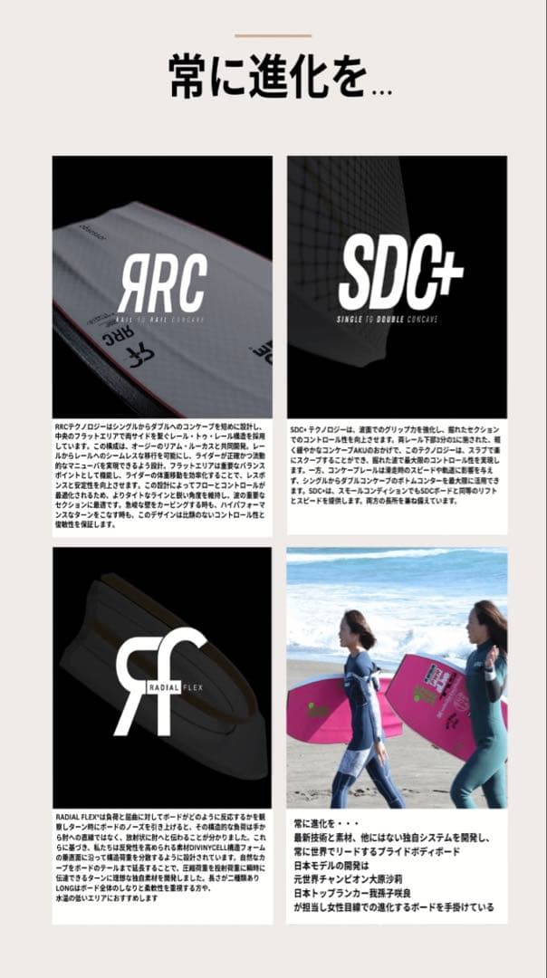 2026 プライドボディボード THE SAKURA RF CRESCENT