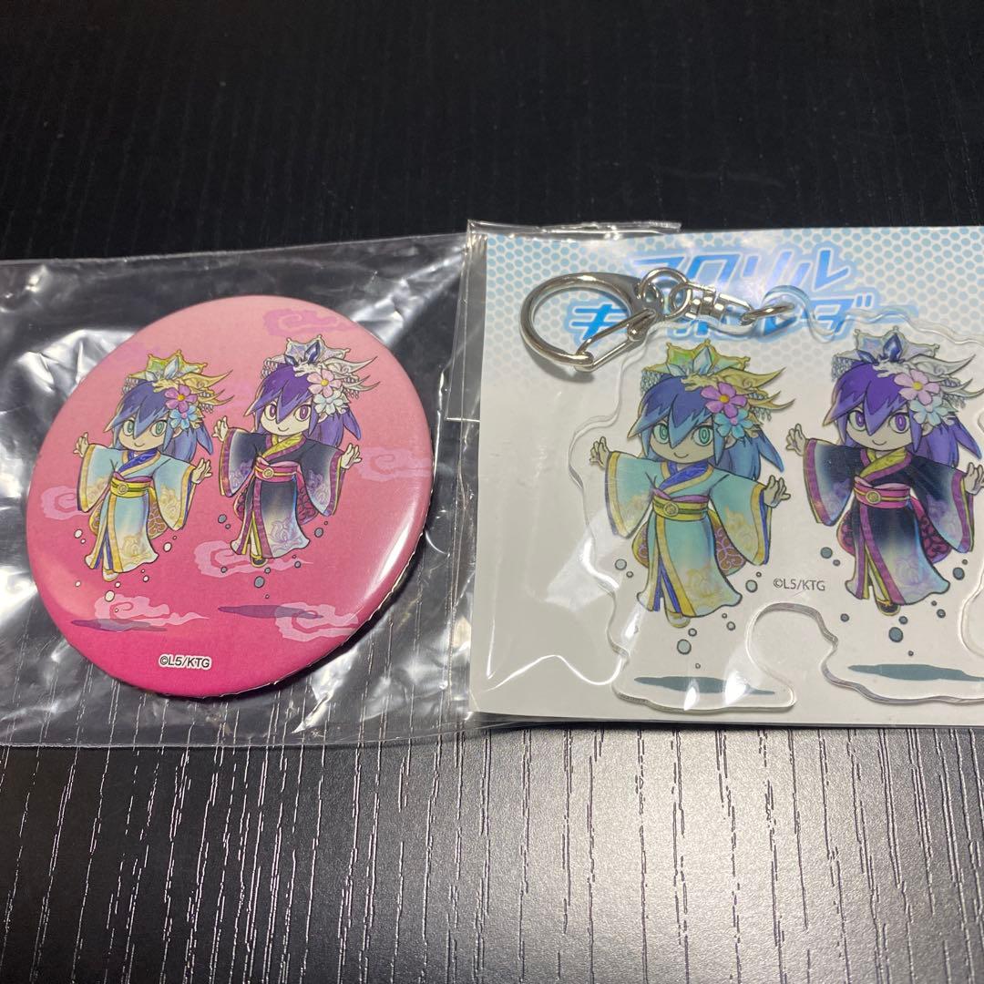 ふぶき姫　百鬼姫　アクリルキーホルダー　缶バッジ　妖怪ウォッチ