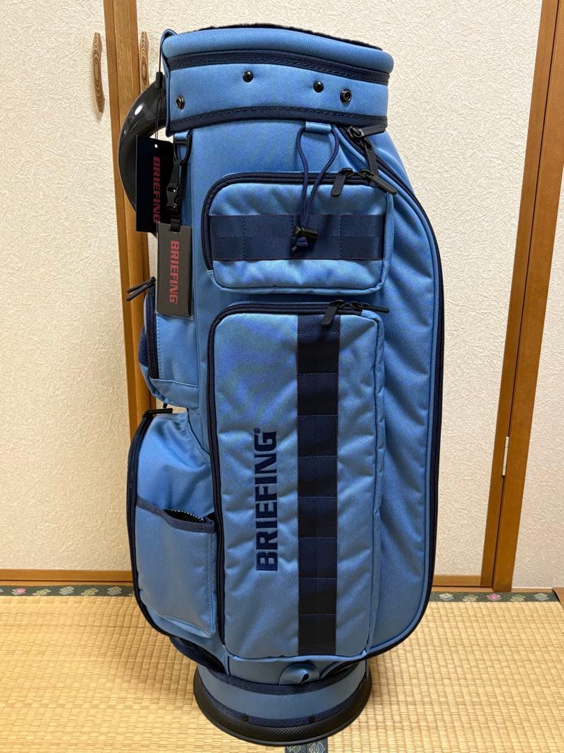 特価・新品)限定品 ブリーフィング キャディバッグ CR-6#03 デニムブルー