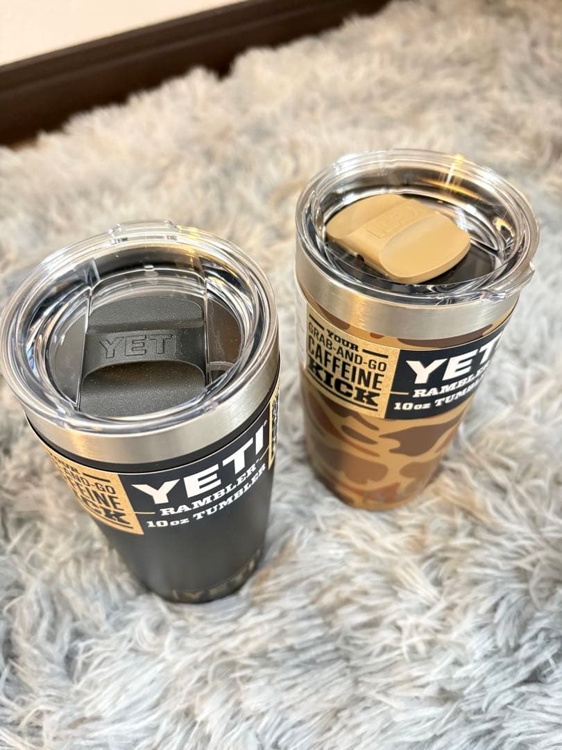 新品正規品　YETIタンブラー2個セット　ブラック　カモフラ