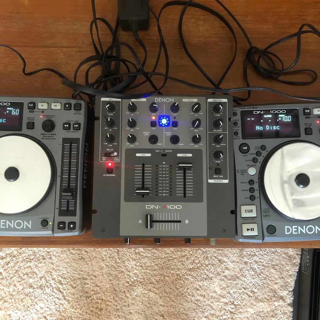 DENON DNーS1000 DN-X100 シングルCDプレーヤーDJミキサー