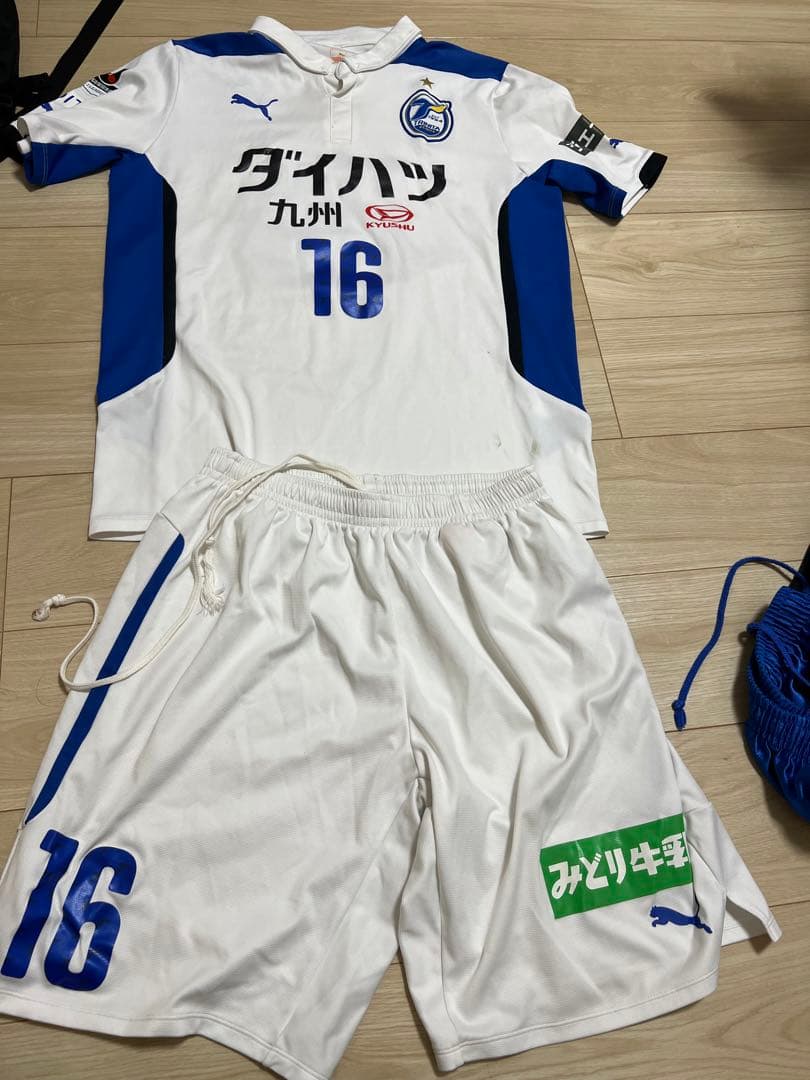 大分トリニータ　選手着用ユニフォーム　パンツセット　2015年
