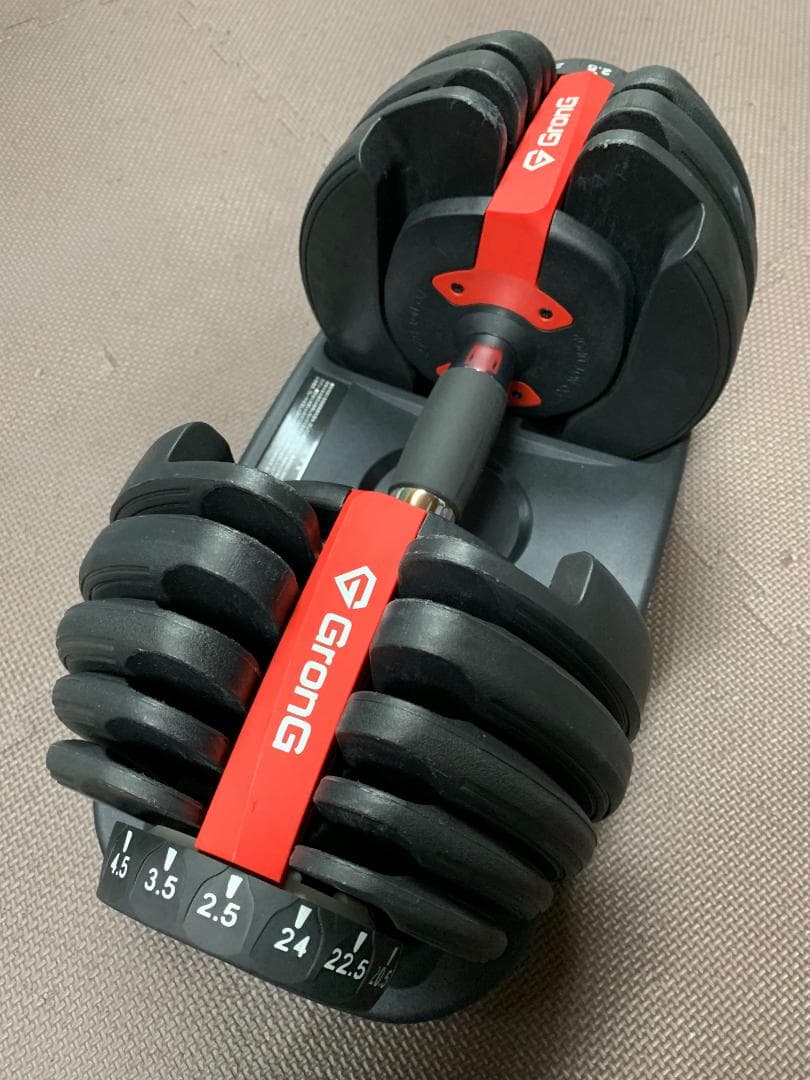グロング ダンベル 可変式 24kg
