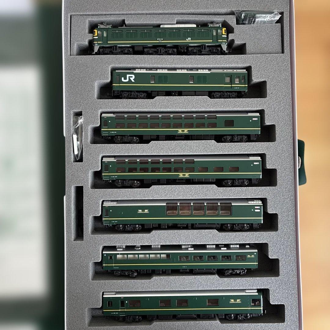 KATO10-869　EF81＋24系寝台特急トワイライトエクスプレス7両セット