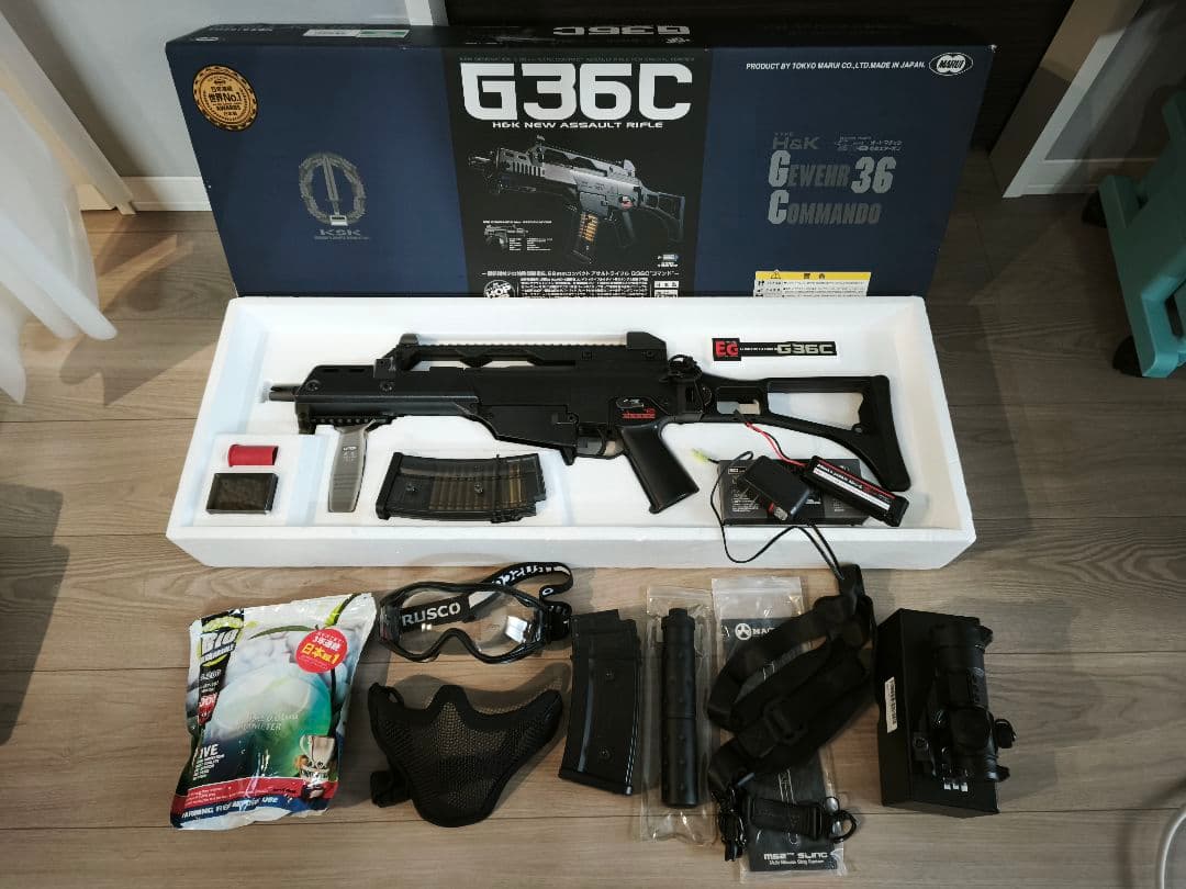 mako.pさん専用【デビューパック一式】G36C【スタンダード電動ガン】