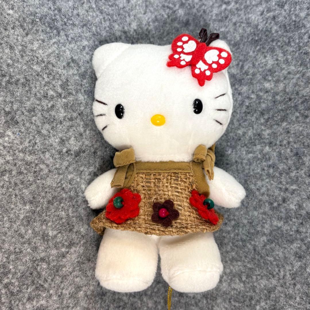 ハローキティ ぬいぐるみ エスニック バタフライ S vivitix