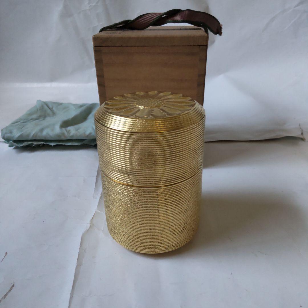 金彩 吹上菊 茶器 好 玉泉堂 畠山 茶入 棗 共箱 漆器 漆芸 茶道具 新品