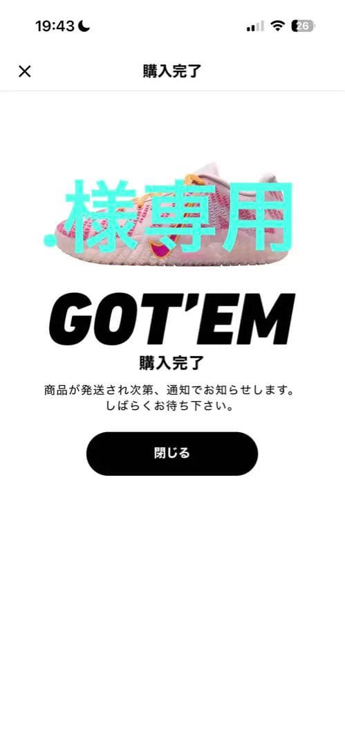 NIKE ja3 EP ピンク
