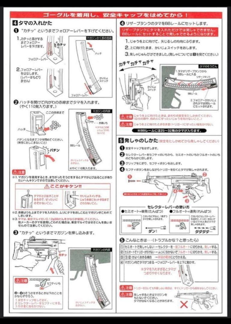 東京マルイ カスタム品　H&K MP5A5 電動ガン　金属ピニオンギア　軽量化