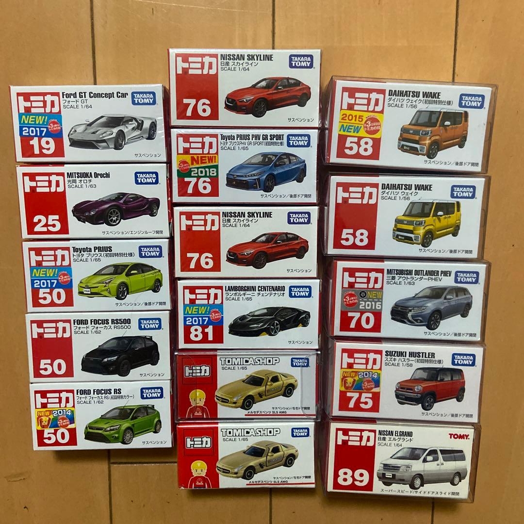 トミカ まとめ売り 16台セットF スカイライン　プリウス　エルグランド
