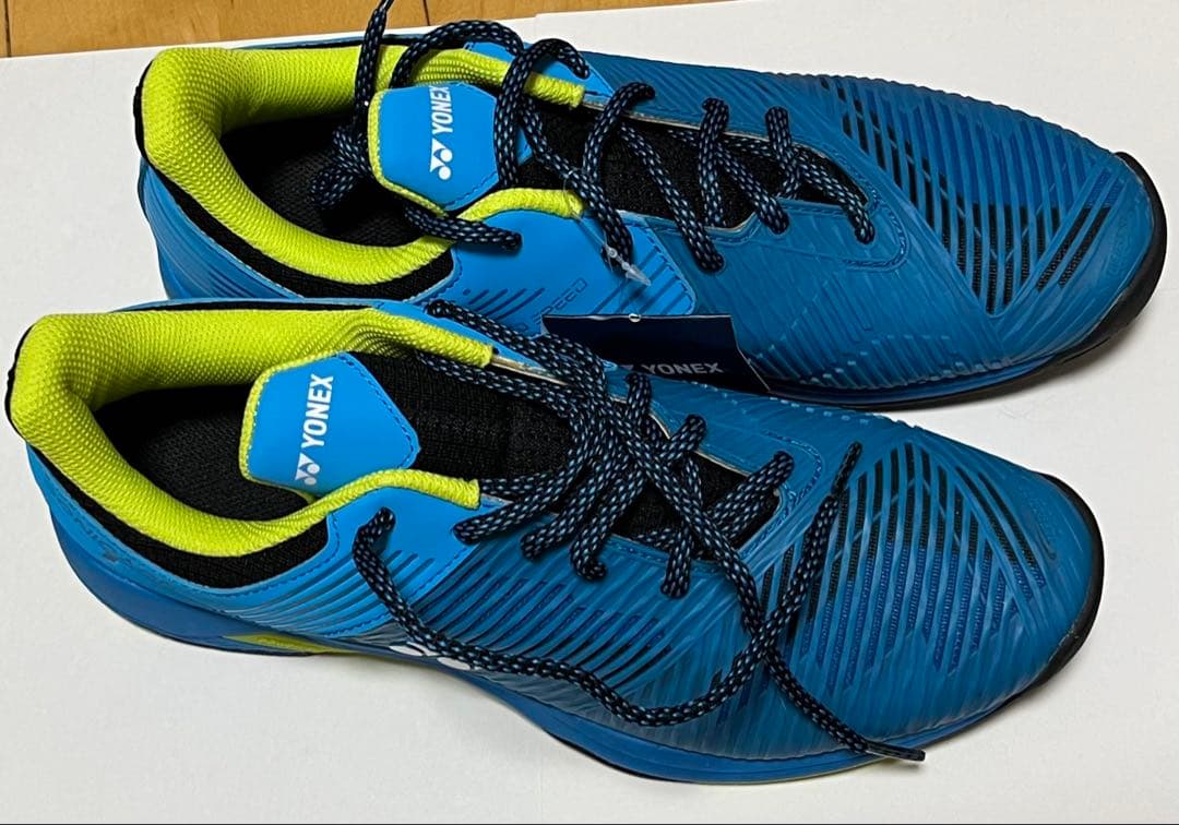 YONEX SONICAGE テニスシューズ 青/黄