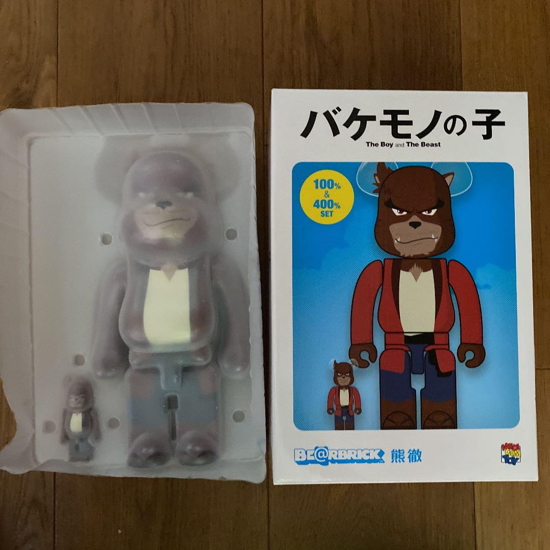 ベアブリック  400%  100% バケモノの子　熊徹　メディコムトイ