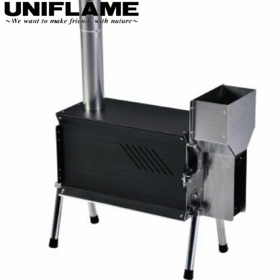 新品未使用　UNIFLAME 689059 アウトドア用ペレット燃料ストーブ