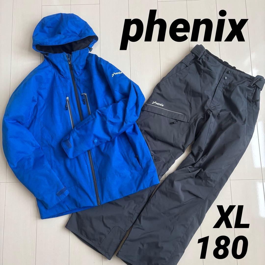 フェニックス メンズスキーウェア 上下 セット XL 180 ブルー×グレー
