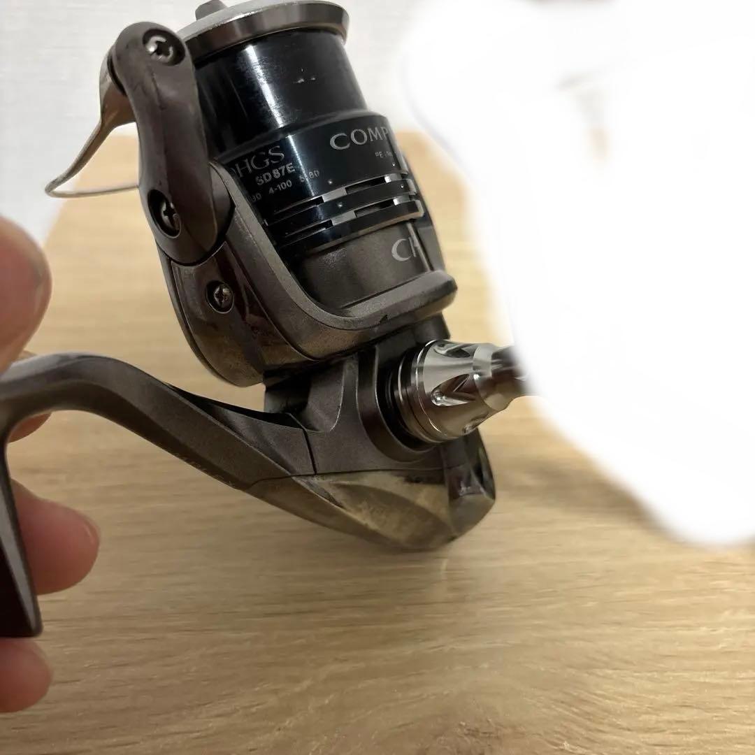 シマノ10コンプレックスCI4 2500HGS F4 ゴメクサスダブルハンドル