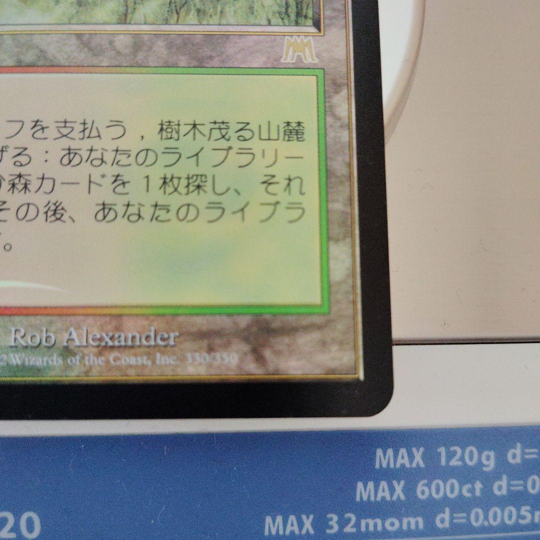 こ*ま様 樹木茂る山麓　日本語　初版　foil
