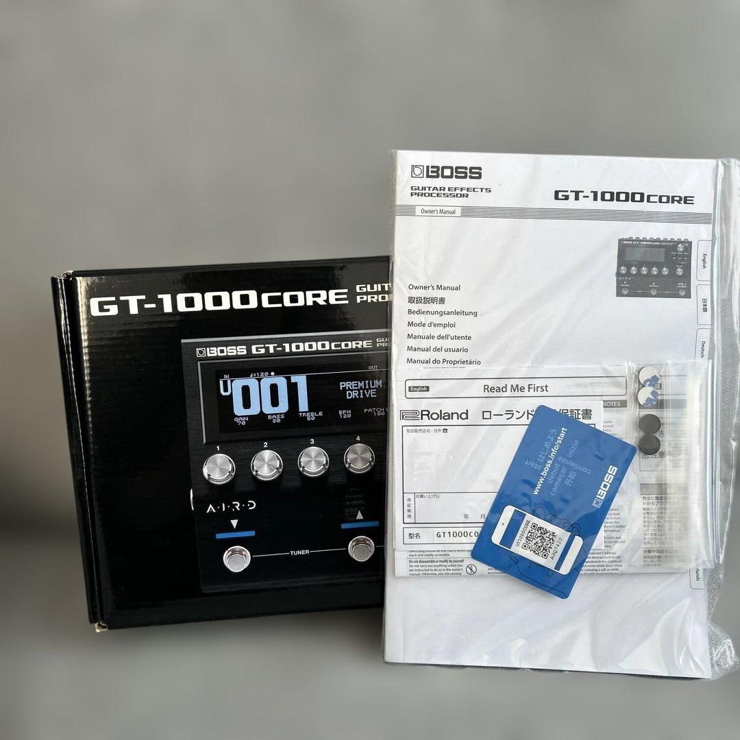 BOSS GT-1000CORE、FS-7、VEXPRESSフットペダル　箱付き