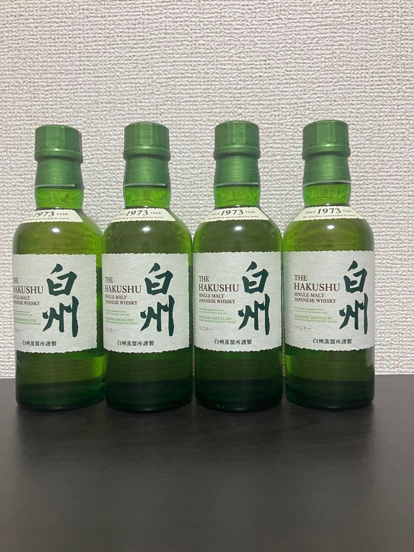 白州シングルモルトウイスキー、アルコール43%、180ml。