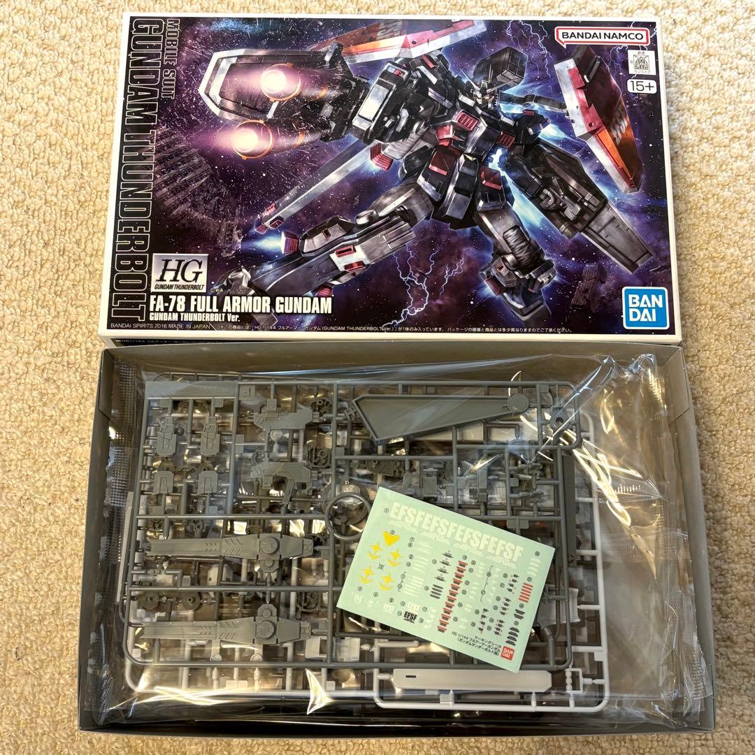 HG サンダーボルト3点セット ビッグガン +フルアーマー + サイコザク