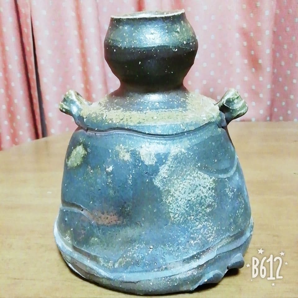備前焼  花瓶  宮尾昌宏作  新品未使用
