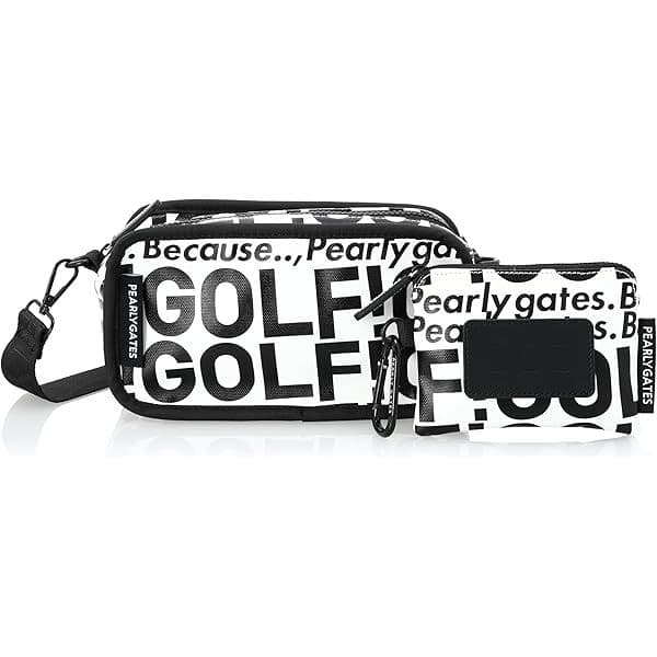 ①新品 未使用 PEARLY GATES ポーチ 2個セット ゴルフロゴシリーズ