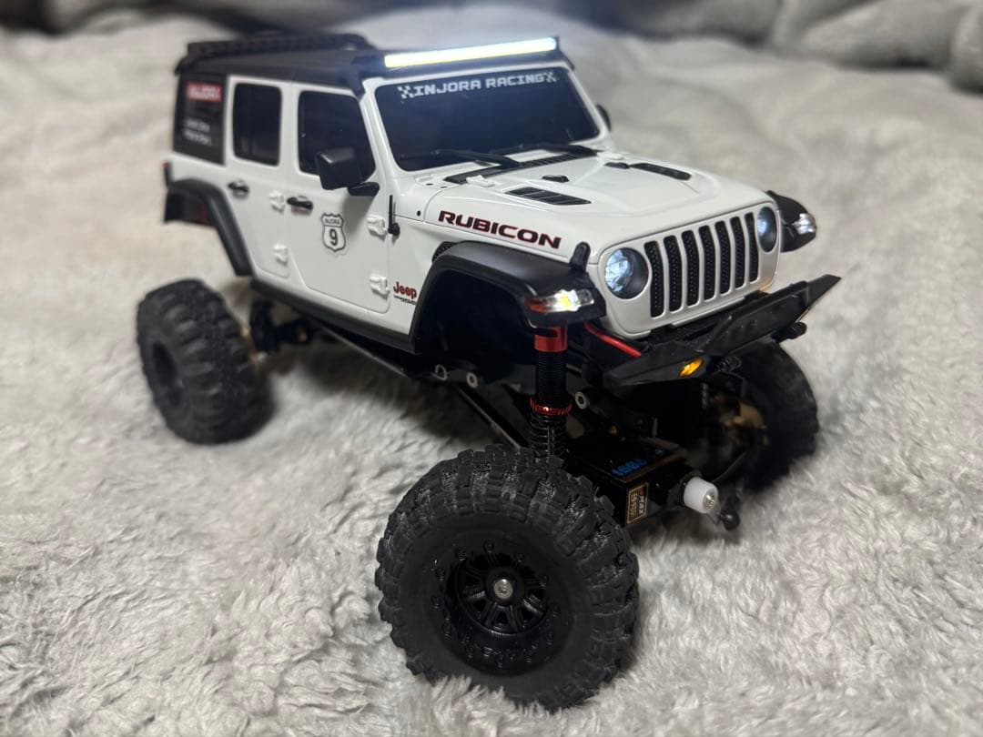 ミニッツ 京商mini-z 4×4 シャーシ&プロポ ルビコンボディジャンク品