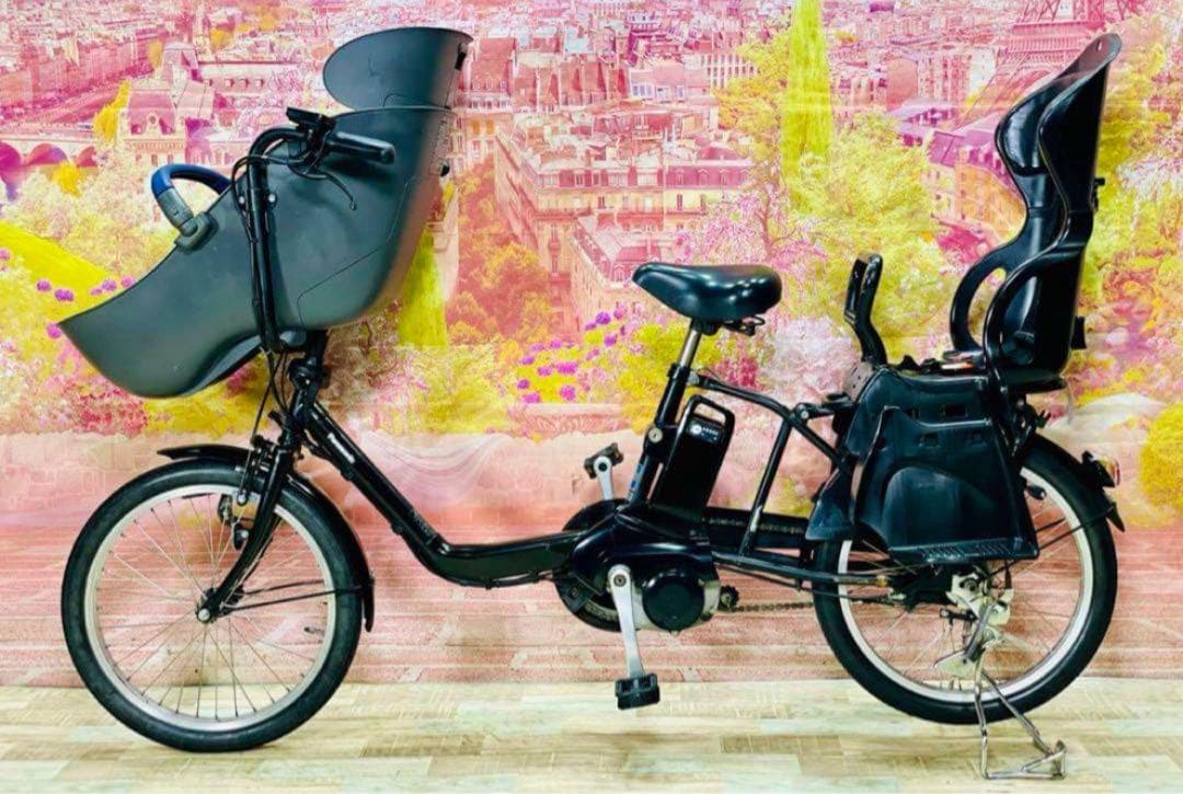 K2076 電動自転車パナソニック ギュット 子供乗せ 20インチ 送料無料