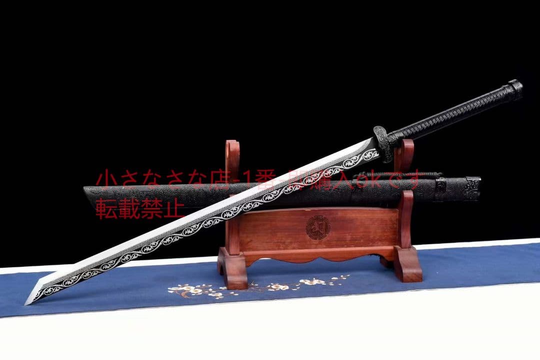 【黒金古刀―天痕】 古兵器 武具 刀装具 日本刀 模造刀 居合刀