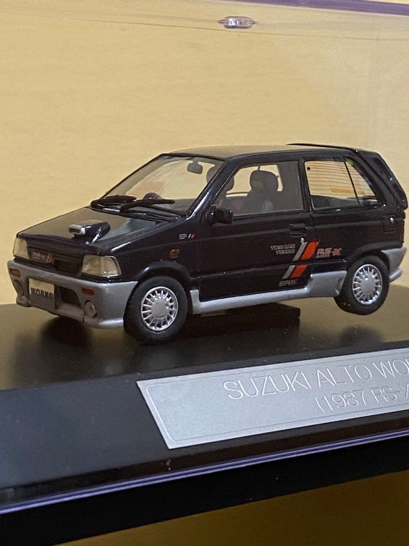 ハイストーリー1/43アルトワークスブルー
