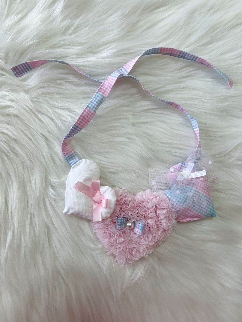 CandyBuppie 犬服 リボン ヘッドドレス チョーカー ドッグウェア