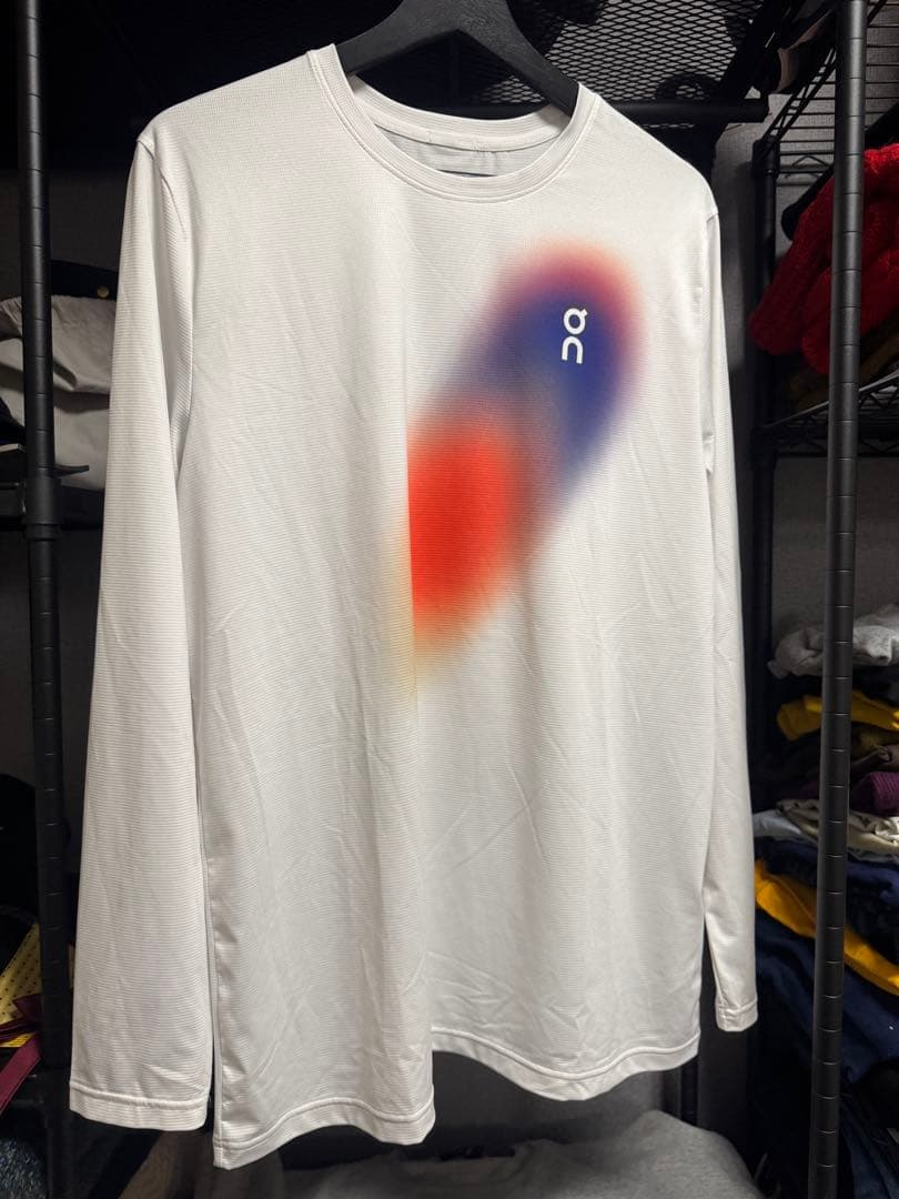 【超美品】On Core Long-T メンズ M （日本L相当）ホワイト限定色