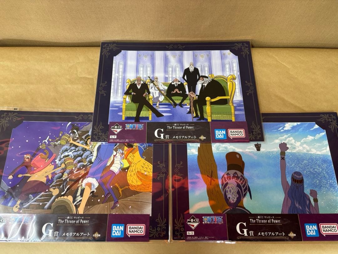 ワンピース一番くじThe Throne of PowerB賞 C賞 D賞セット