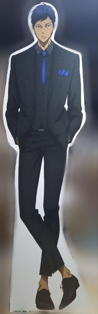 青峰大輝　等身大パネル　当選品　直筆サイン　黒子のバスケ　抽選品　黒バス