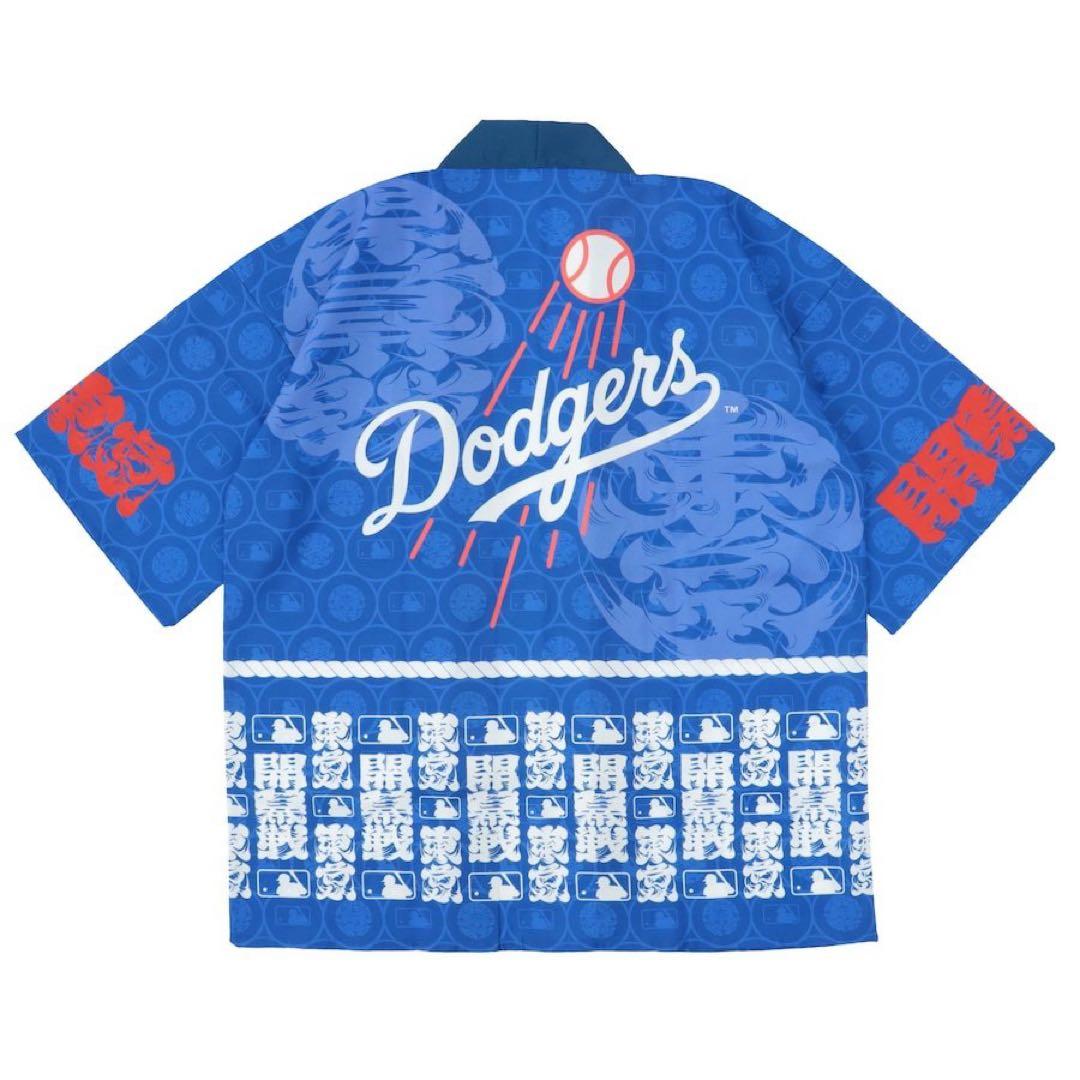 MLB 東京シリーズ Dodgers ドジャース 法被 ハッピ はっぴ ブルー