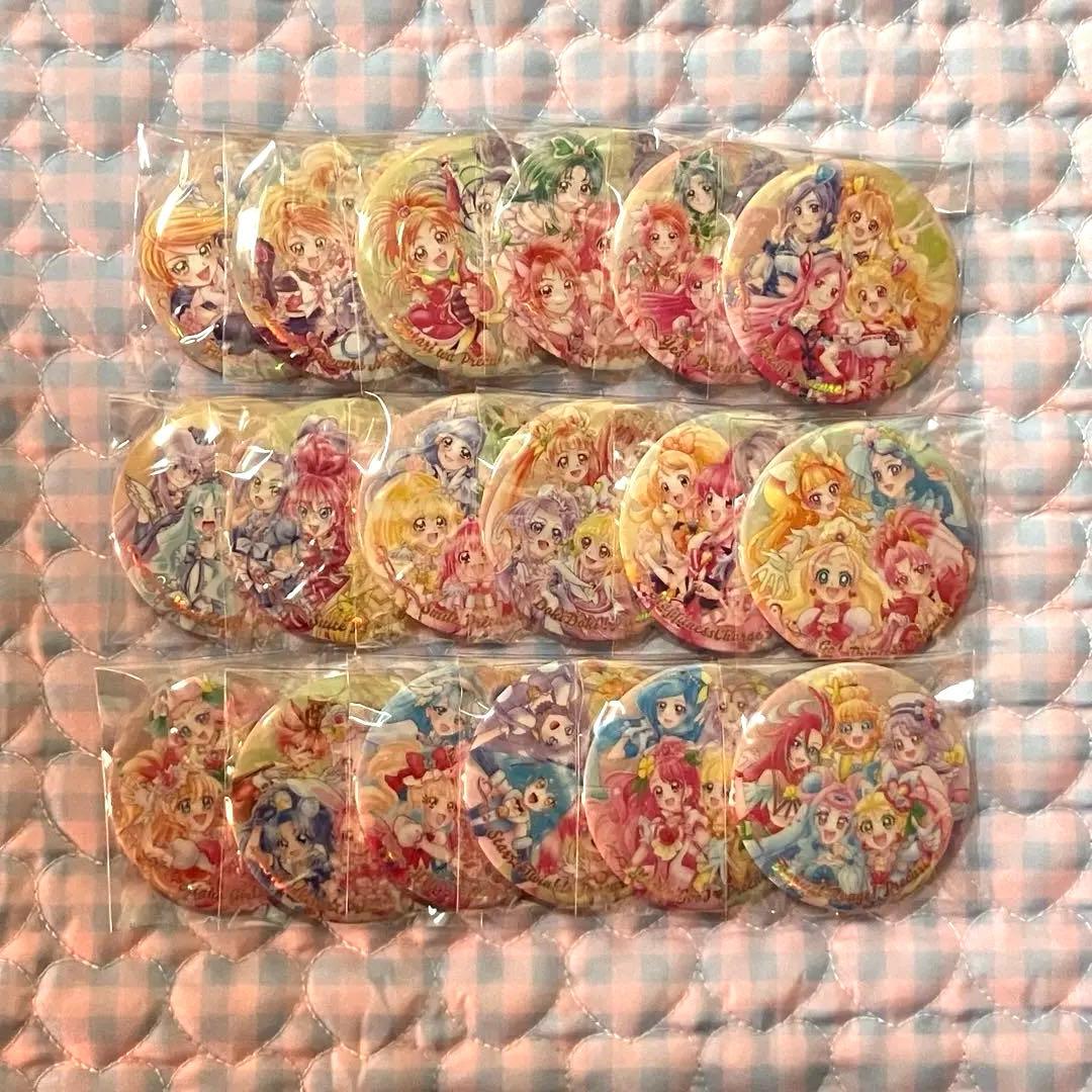 プリキュアオールスターズ 缶バッジ セット ビスケット