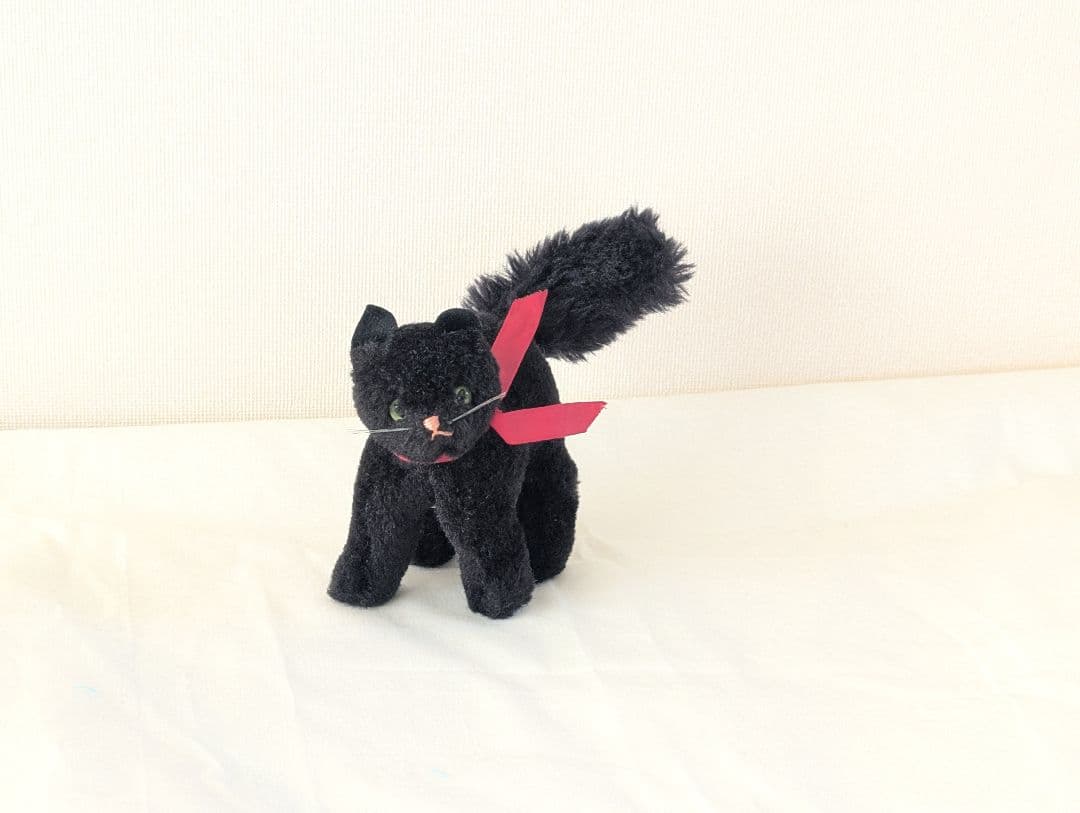 ハーマン　黒猫　ブラックキャット　トムキャット　ぬいぐるみ　アンティーク