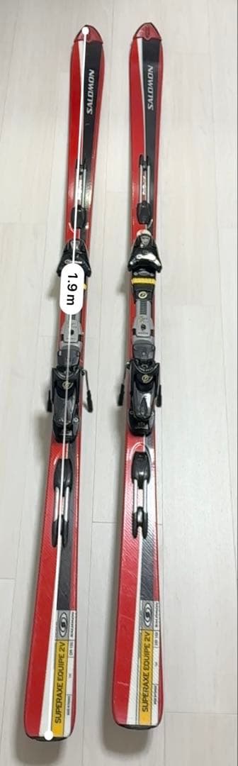 SALOMONスキー板 SUPERAXE EQUIPE 2V ビンディング付