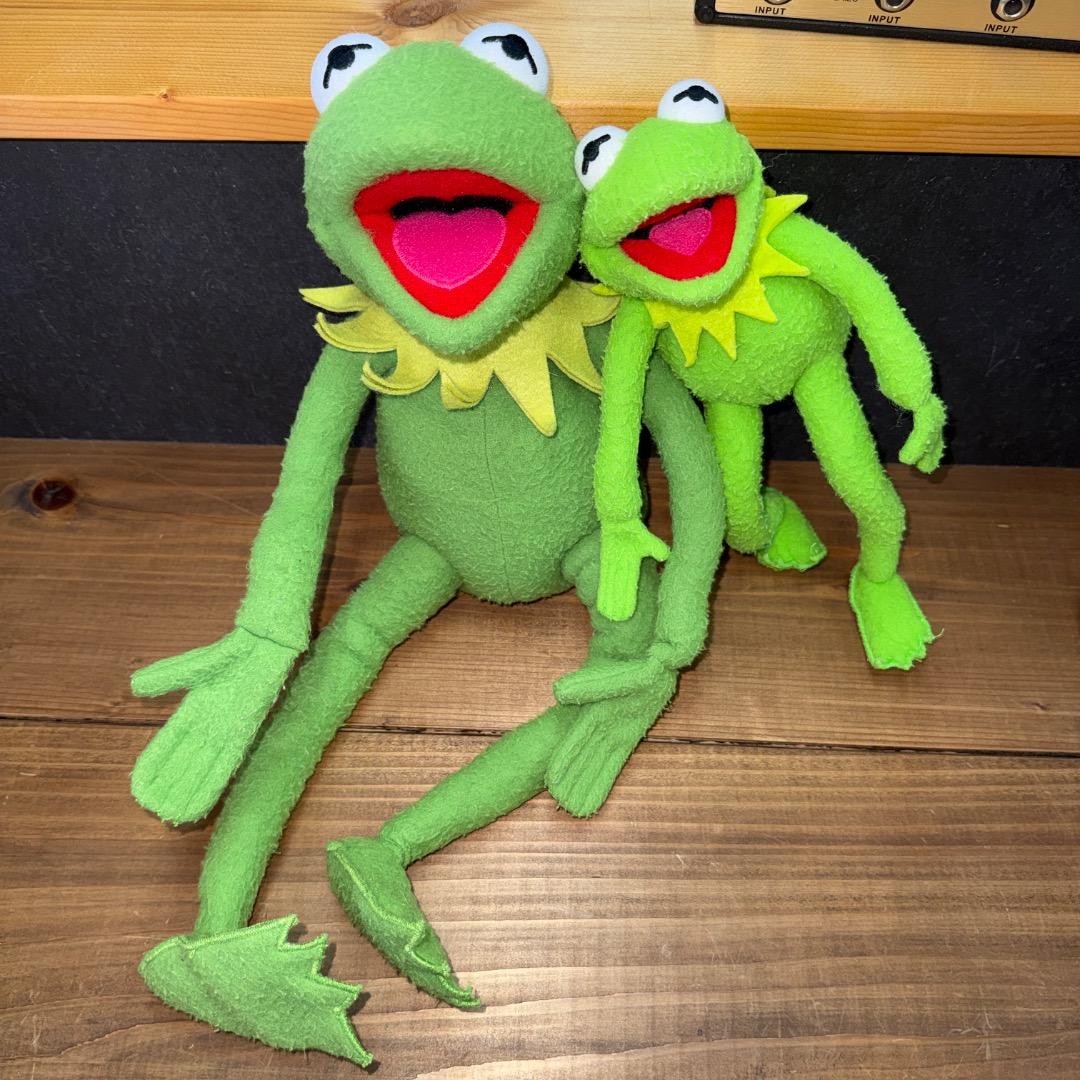 ✨カーミット 親子 ぬいぐるみ Jim Henson 90s✨