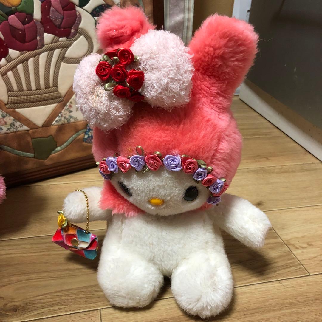 My melody アンティークでオリジナルのサンリオファミリー