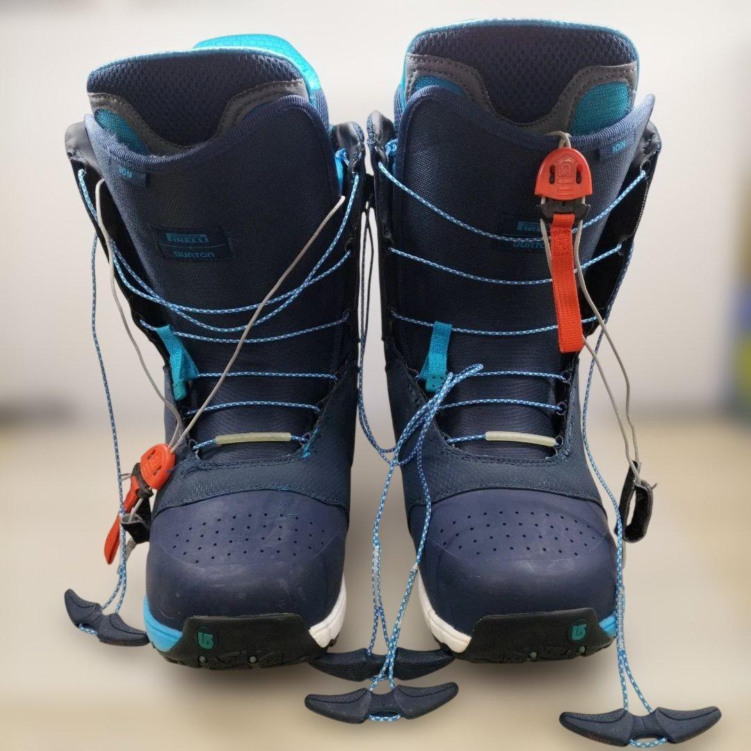 Burton Ion スノーボードブーツ ネイビー/ブルー　28.5cmバック付