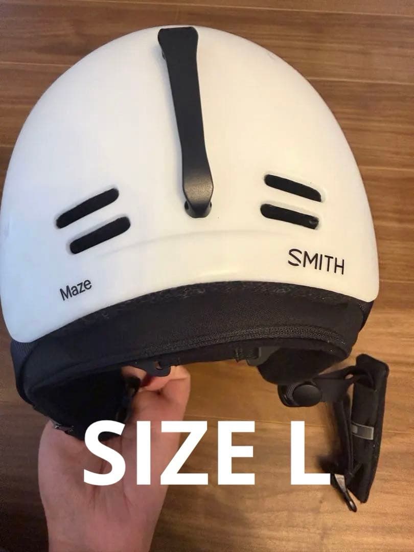 【海】スミシ　SMITH スキースノボヘルメットMAZE Lサイズ